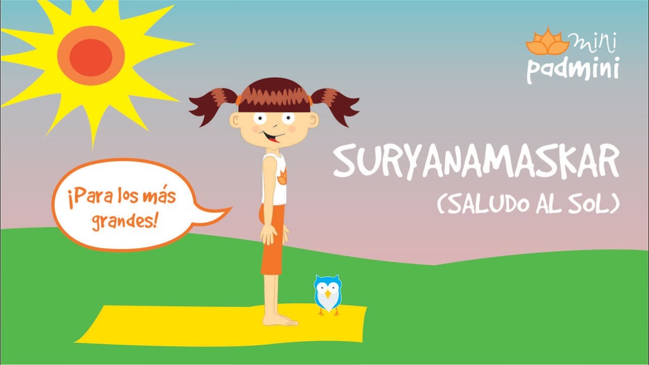 ☀️SALUDO AL SOL CLÁSICO | Minipadmini (Yoga infantil)
