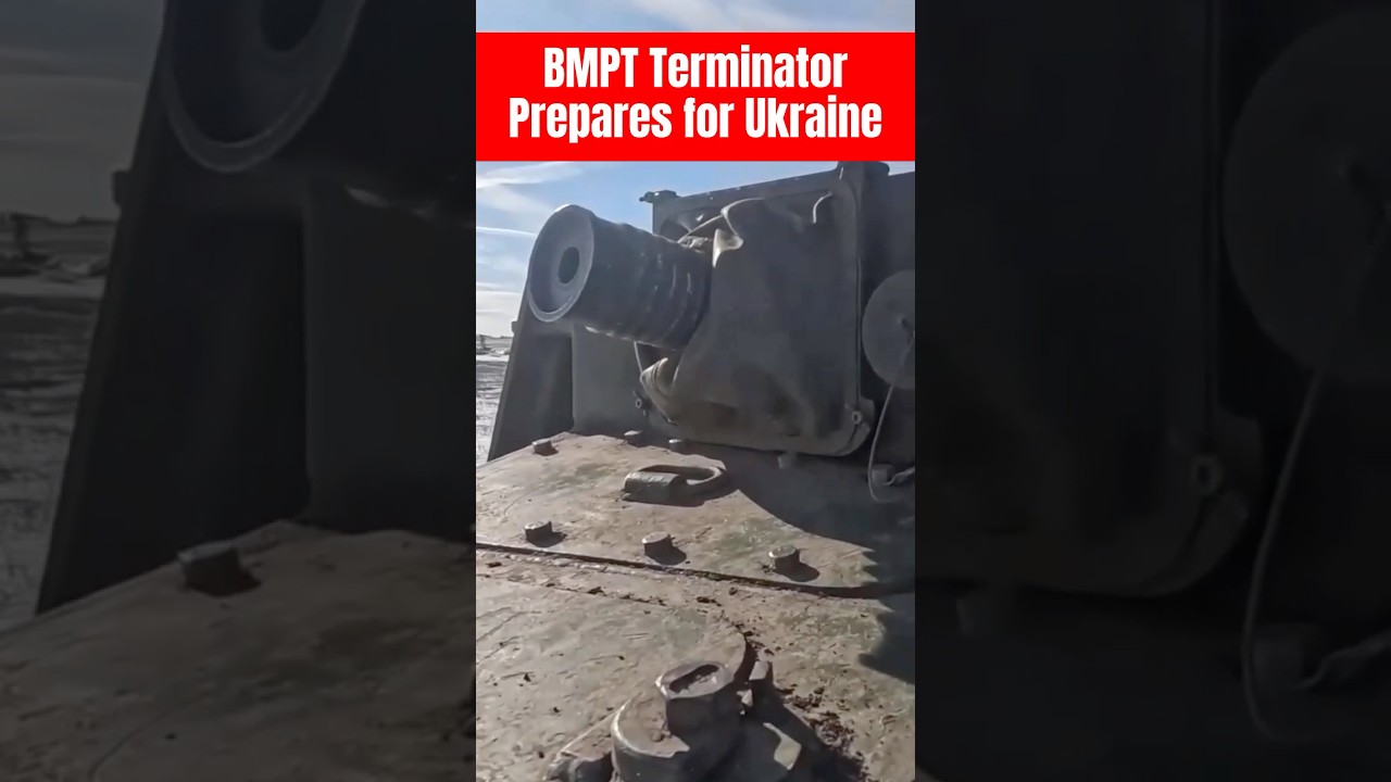Russian BMPT Terminator Prepares for Ukraine Battlefield