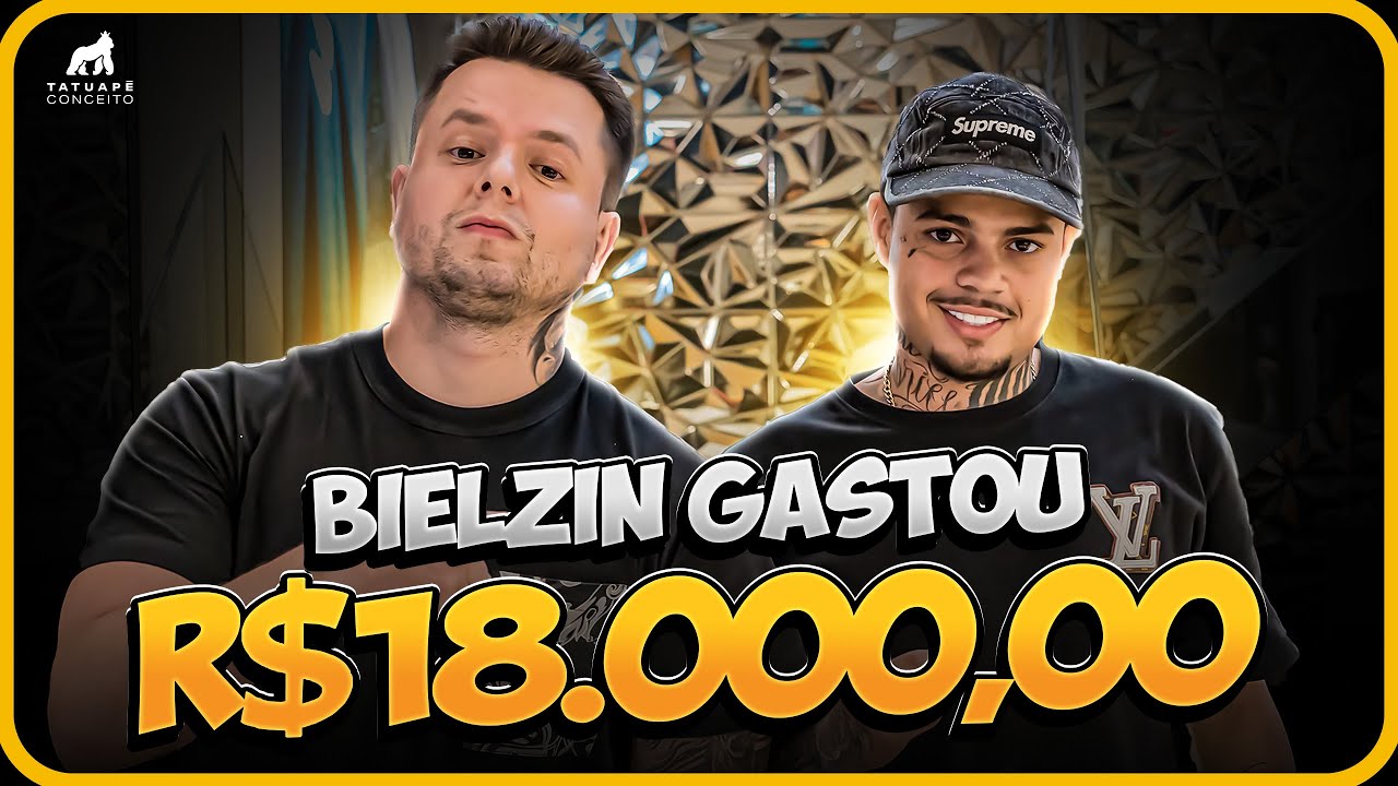 BIELZIN GASTANDO 18 MIL NA TATUAPÉ CONCEITO!