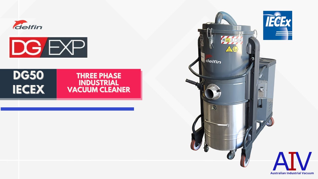 Delfin DG50 EXP IECEx - Industrial Vacuum for Combustible Dust