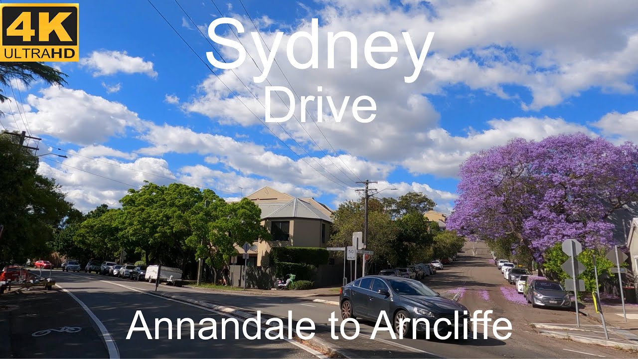 Driving Annandale to Arncliffe | Sydney Australia | 4K UHD
