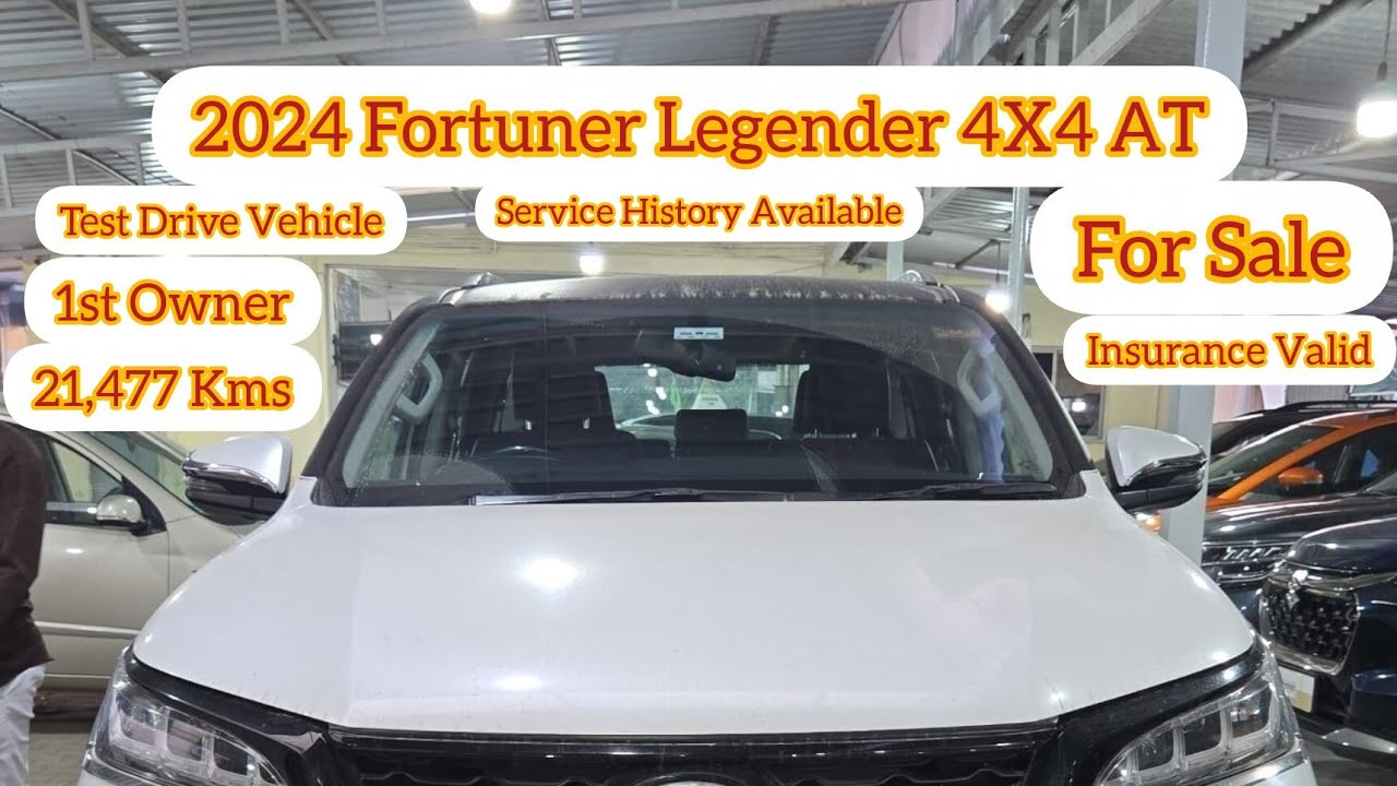 2024 Fortuner Legender 4X4 AT Diesel For Sale @ Toyota UTrust, Bommanahalli, Bengaluru KA