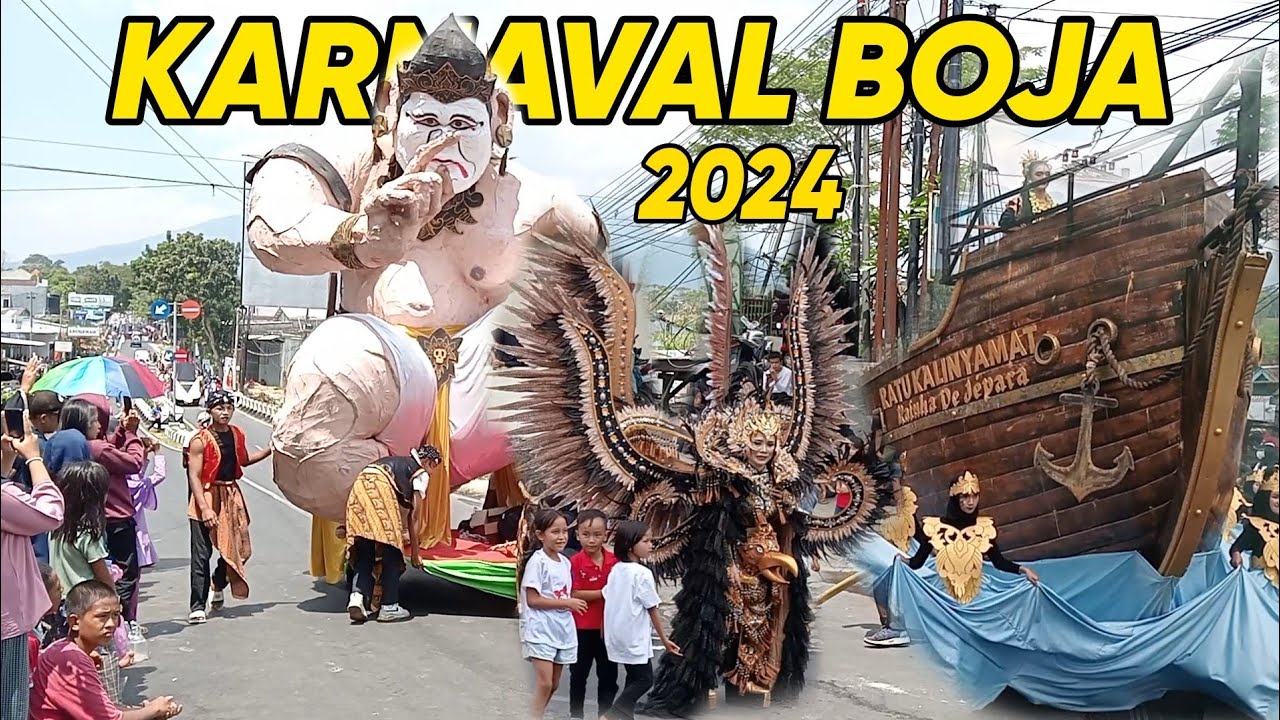 Karnaval Boja Kendal 2024 - Aksi Pelajar SMA Negeri 1 Boja dan SMK Negeri 3 Kendal
