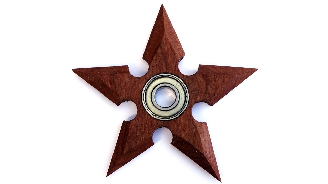 Making A Wooden Shuriken Fidget Spinner