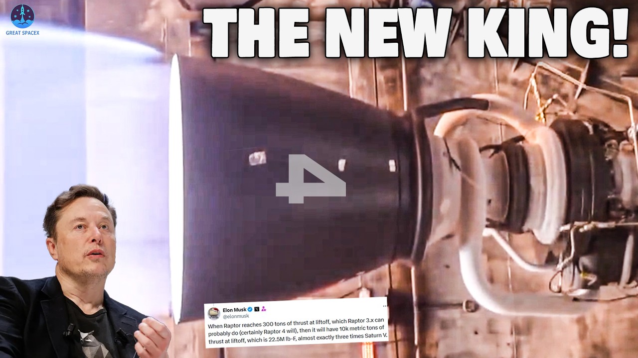 SpaceX Revealed Starship Raptor 4 Totally Humiliated Blue Origin&rsquo;s Upgraded BE-4...