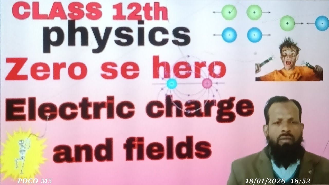 12th class Physics | Chap-1 | Electric Charge and field | L-1
