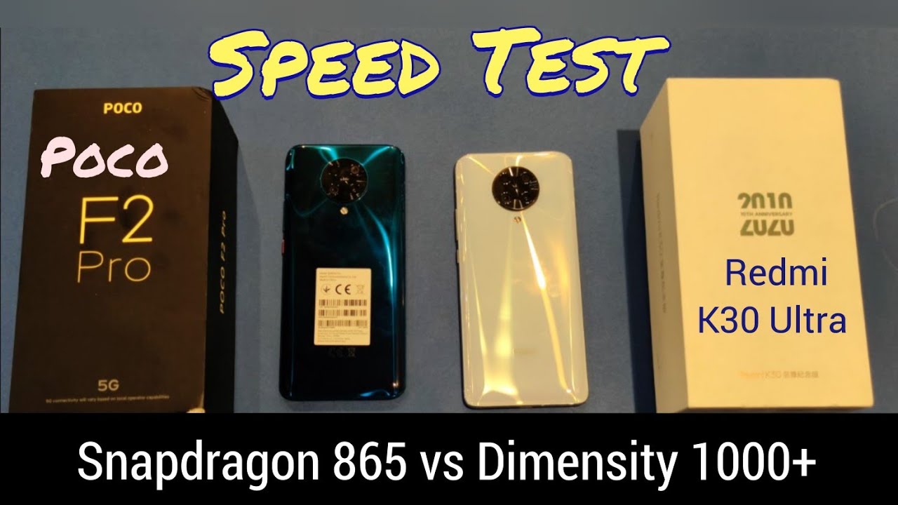 Poco F2 Pro vs Redmi K30 Ultra Speed Test & RAM Management Test