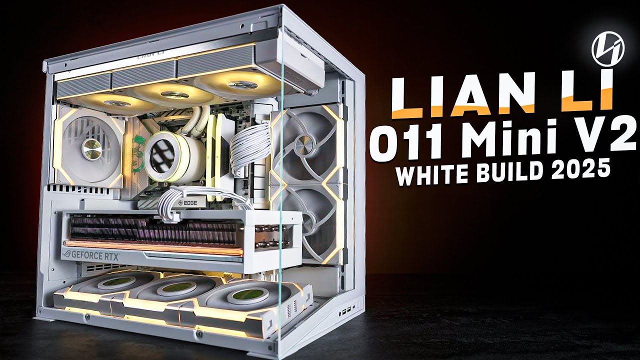 Ultimate White PC Build 2025 | Lian Li O11 Mini V2 + RTX 5080 + Ryzen 9800X3D