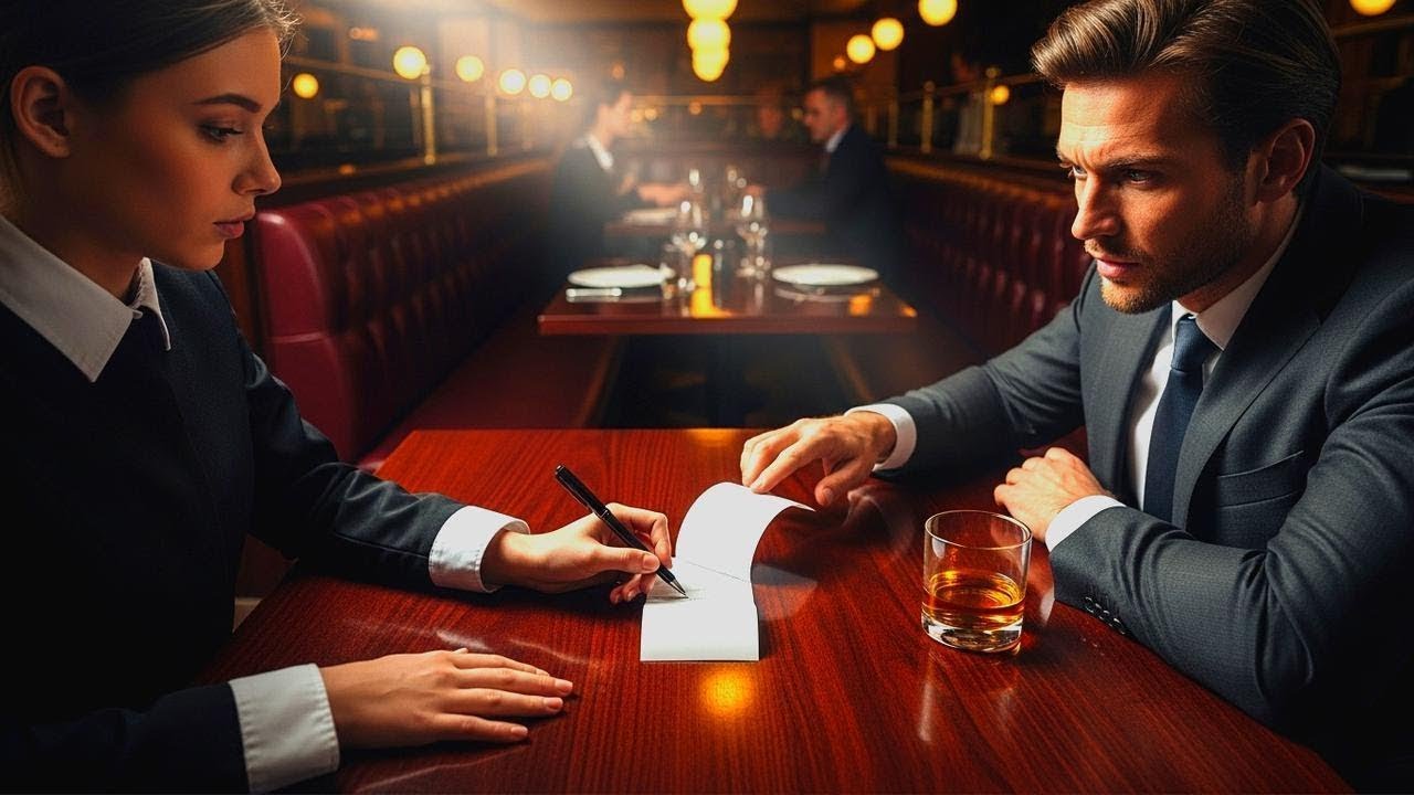 Waitress Underlined Words on Mafia Boss's Receipt—It SAID: 