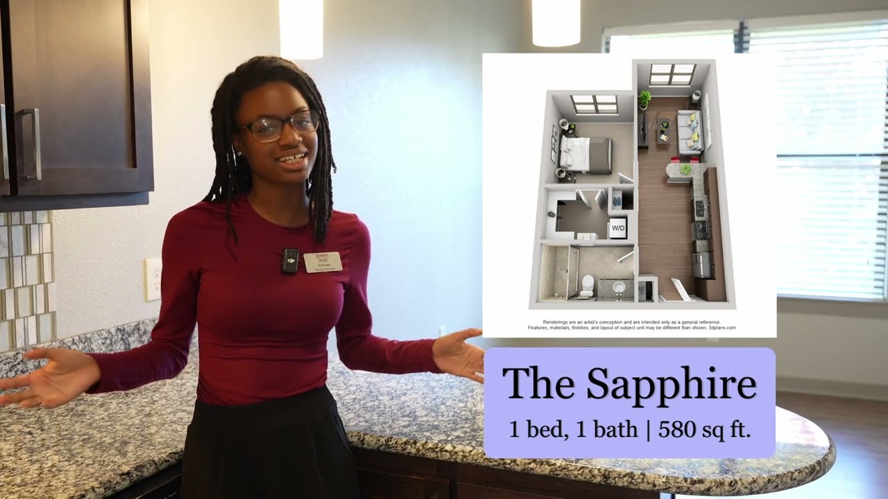 ✨ Sapphire One Bedroom Tour | Bowman Pointe Apartments in Little Rock, AR ✨