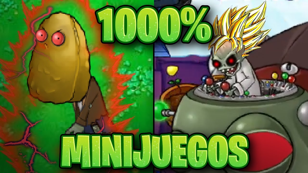 ¿Es posible terminar los MINIJUEGOS de PVZ pero todos los ZOMBIES tienen x10 veces mas VIDA?