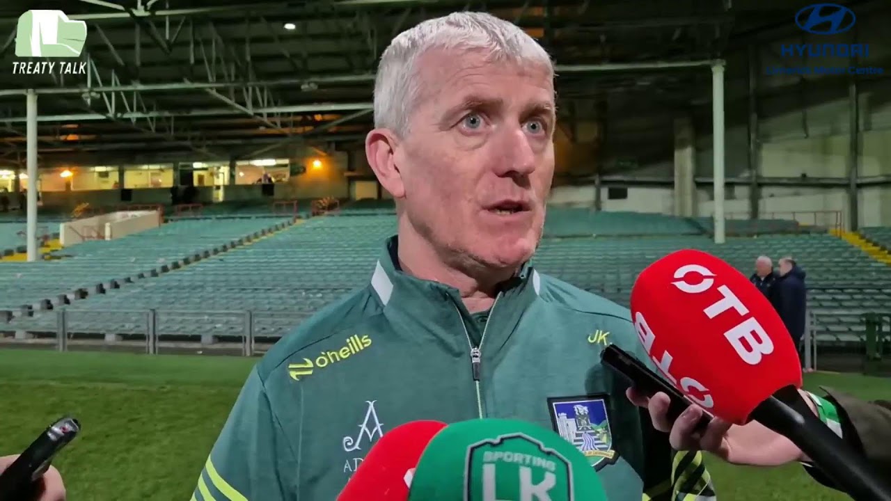 WATCH:John Kiely speaks to the media as Limerick defeat Cork in the National Hurling League #SportLK
