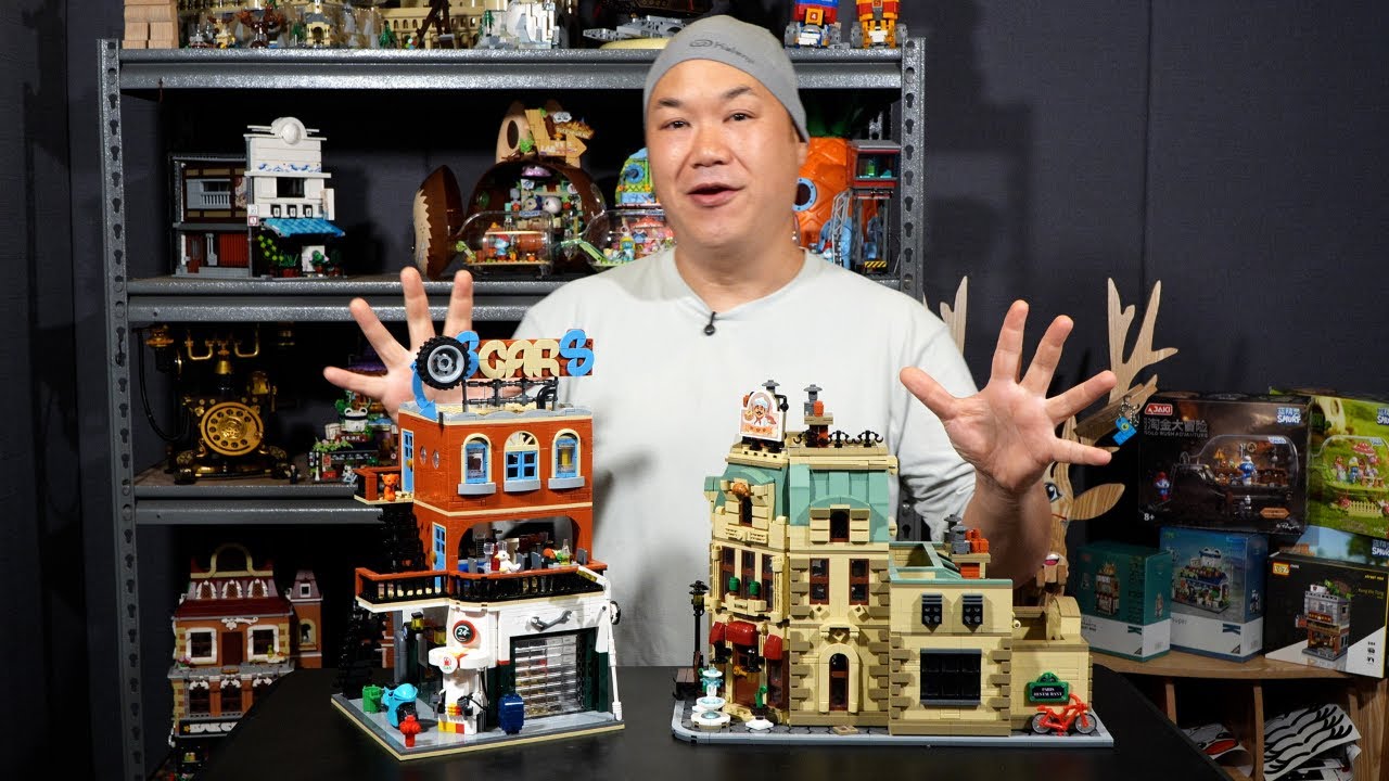 Cities Repair Shop -20203- and Parisian Restaurant -10212- | XMork Brick Review