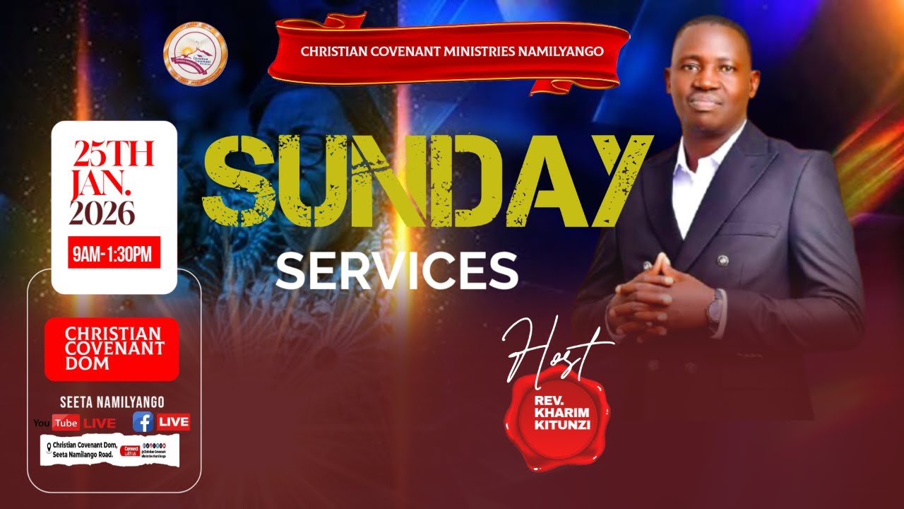SUNDAY SECOND SERVICE SERVICE  LIVE || WITH REV KHARIM KITUNZI