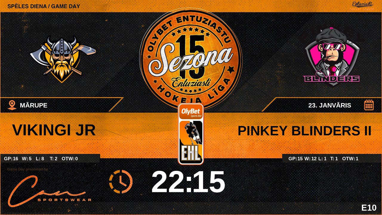 🎧🎤2026 01 23 | VIKINGI JR (VN4) - PINKEY BLINDERS II (PB2) | E10