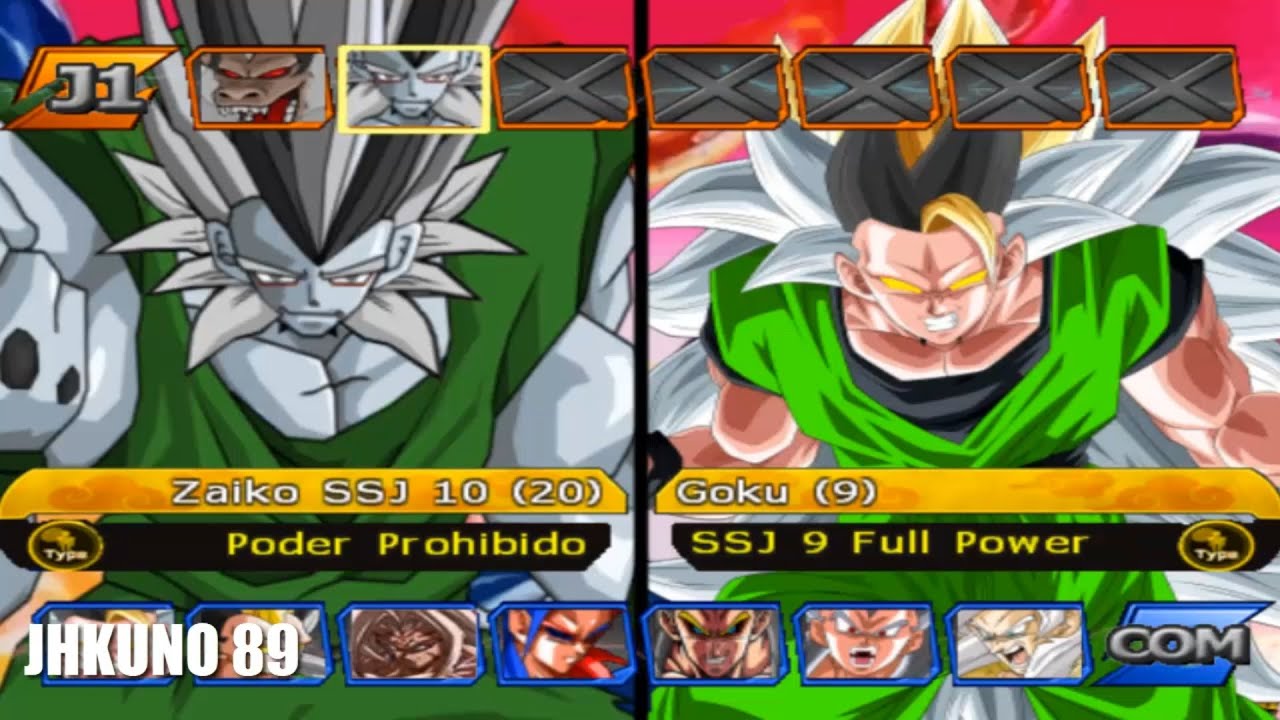 JHKUNO 89 vs MODS MAS CHETADOS 🔥 | ZAIKO SSJ 10 PODER PROHIBIDO vs GOKU SSJ 9 FULL POWER | DBZ BT3
