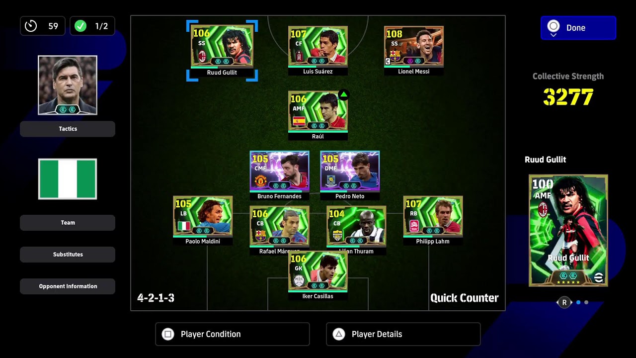 eFootball livegameplay