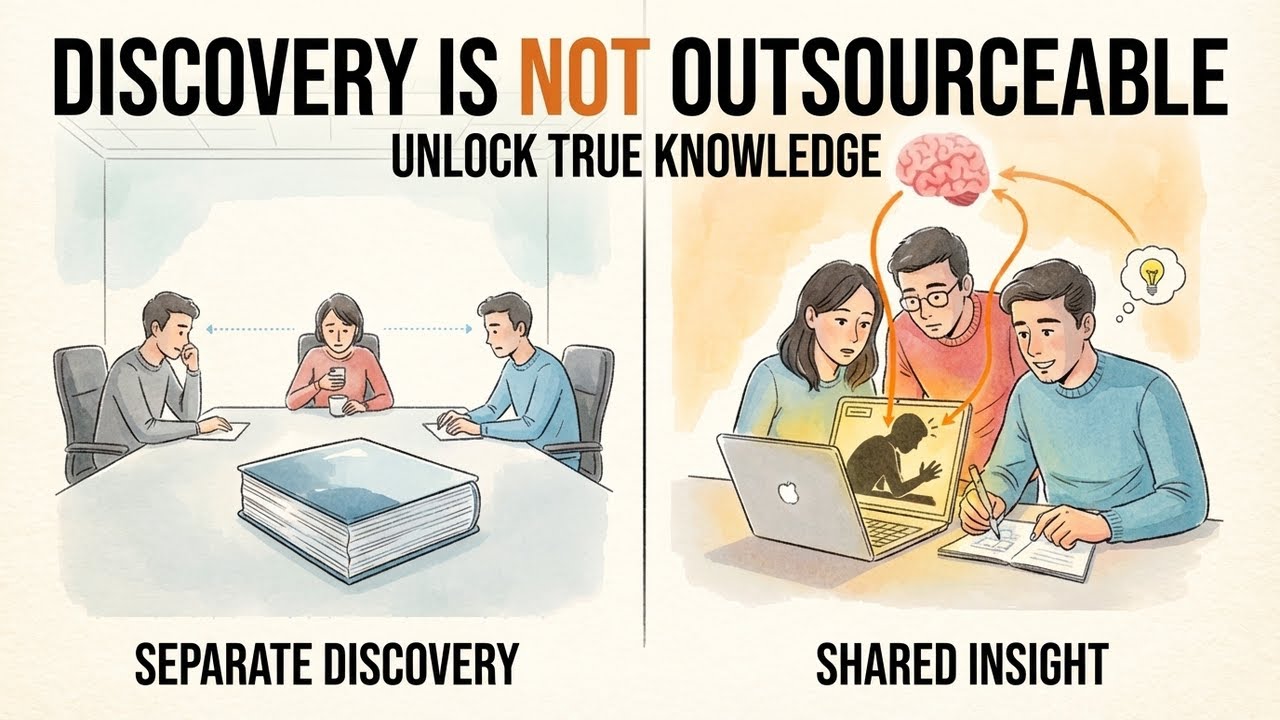 Discovery is Not Outsourceable: Ending the Knowledge Handoff @numberdesign