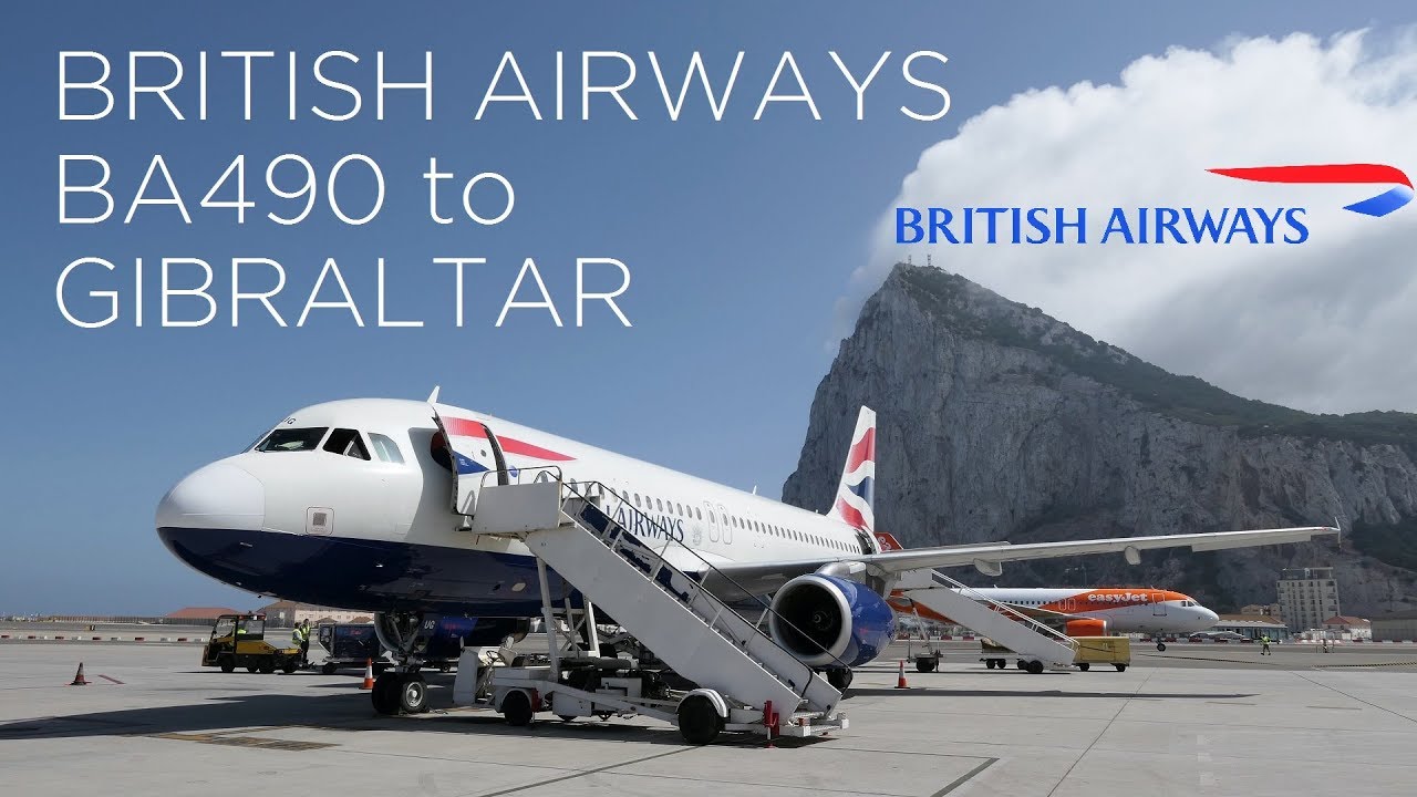 British Airways BA490 Airbus A320 Euro Traveller vlog (London Heathrow to Gibraltar)
