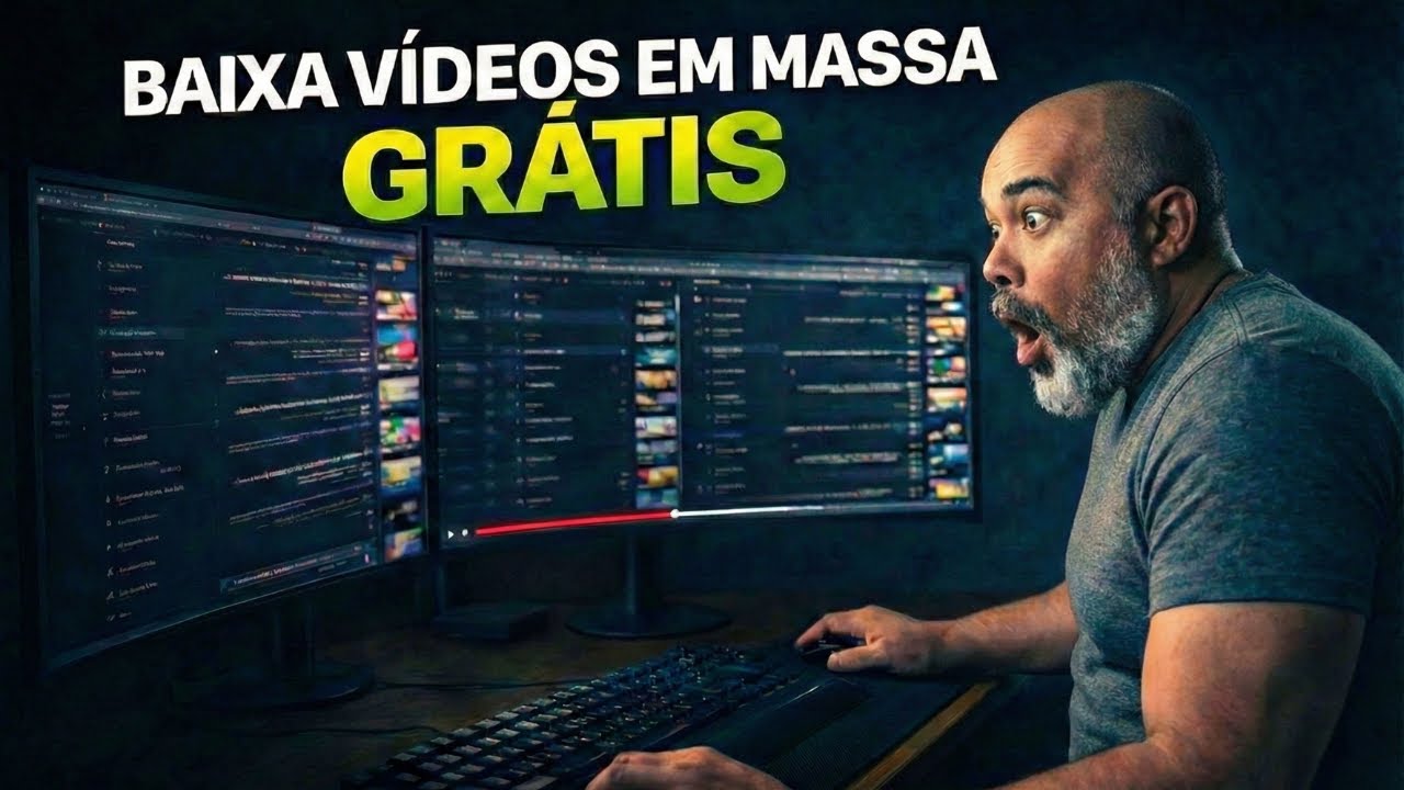 Baixe VÍDEOS EM MASSA GRÁTIS para Canais Dark (Método Simples)
