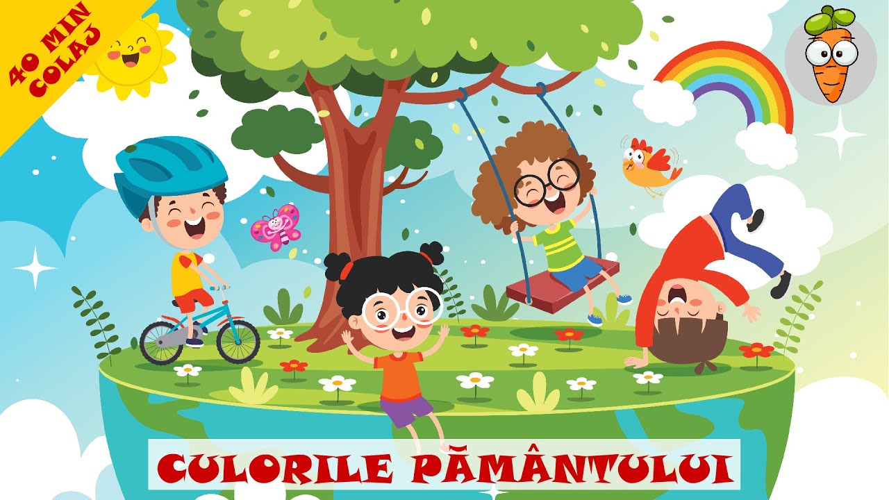 Culorile Pamantului - 40 Minute Colaj Cântece Pentru Copii