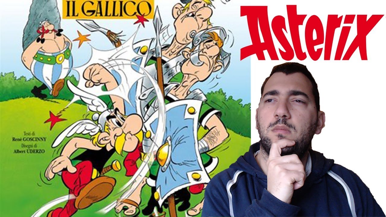 Asterix il gallico alla Corsa d'italia con il papiro di cesare e il falcetto d'oro incontra i goti