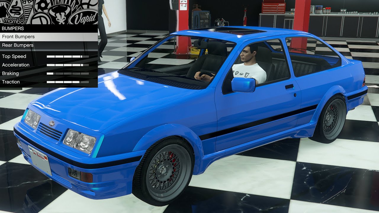 GTA 5 - DLC Кастомизация транспортного средства - Vapid Uranus LozSpeed ​​(Ford Sierra RS Cosworth)