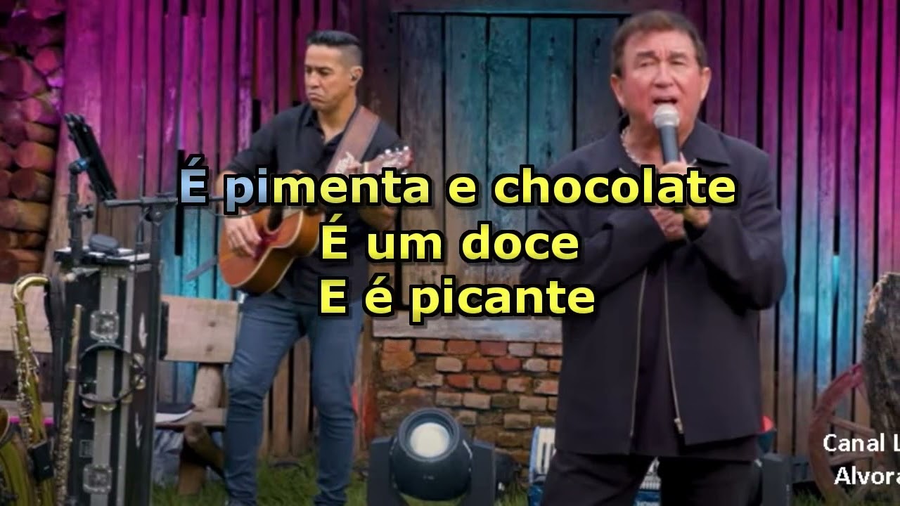 Pimenta e Chocolate _ Amado Batista _ Karaokê (música original)