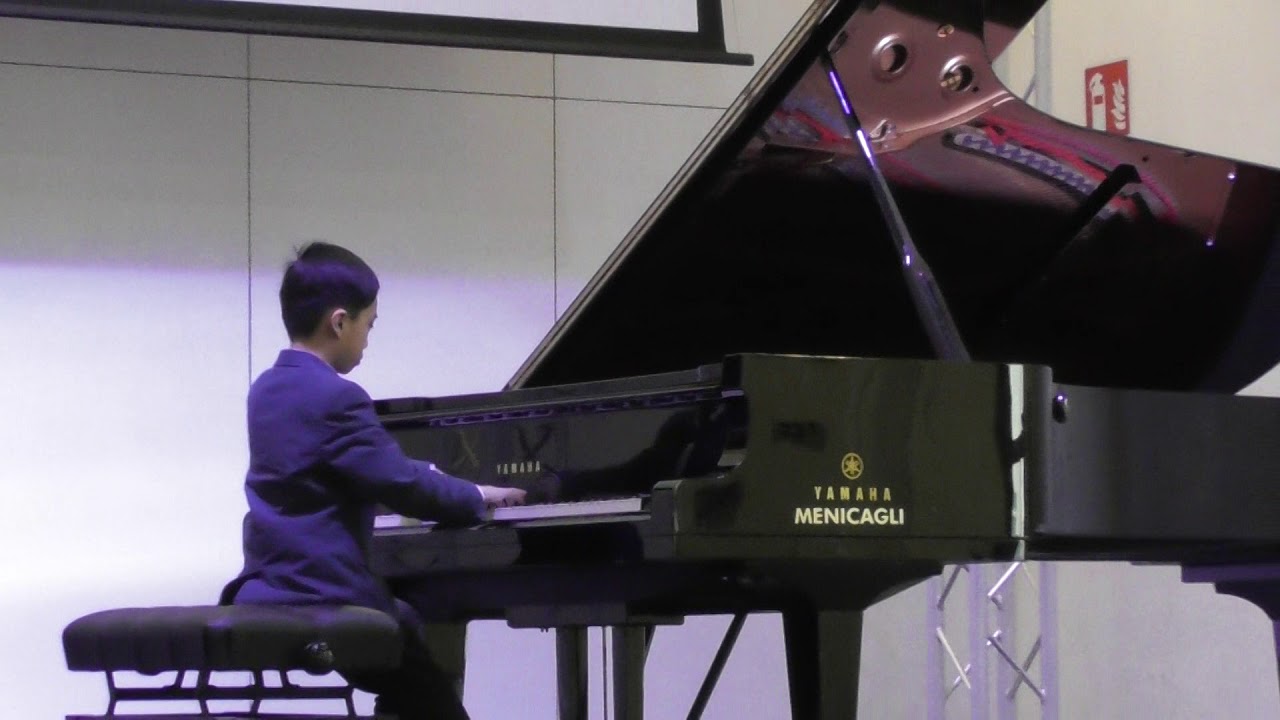 Alessandro Zhang ( 10 yrs ) 2019,  34&ordm; Concorso Pianistico Nazionale J. S. Bach