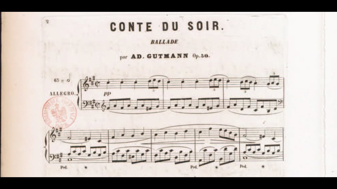 Adolf Gutmann: Ballade in f-sharp minor 