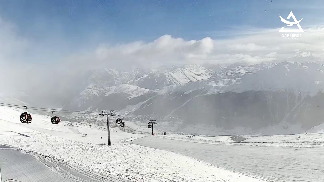 Live webcam di Carosello 3000 - Livigno