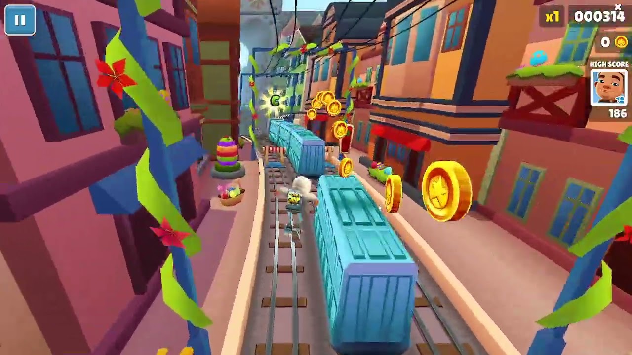 JOGANDO SUBWAY SURFERS PARTE - 14