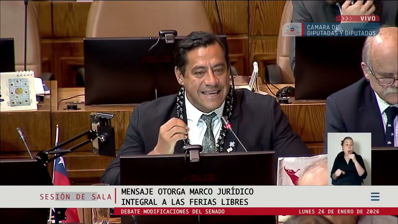 Exracto sesión Aprobación MarcoJurídico Ley de Ferias LIbres
