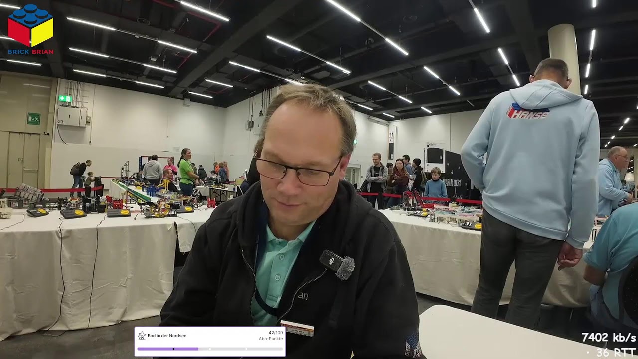 Livestream von BrickBrian - Hamburg Spiele Messe - Weltrekord Versuch GBC