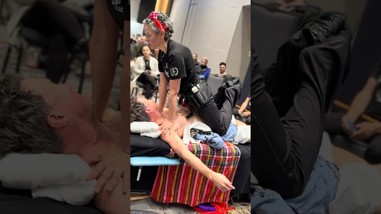 Thai Deep Tissue Massage by World Champion Luisa Vargas | Competition Performance