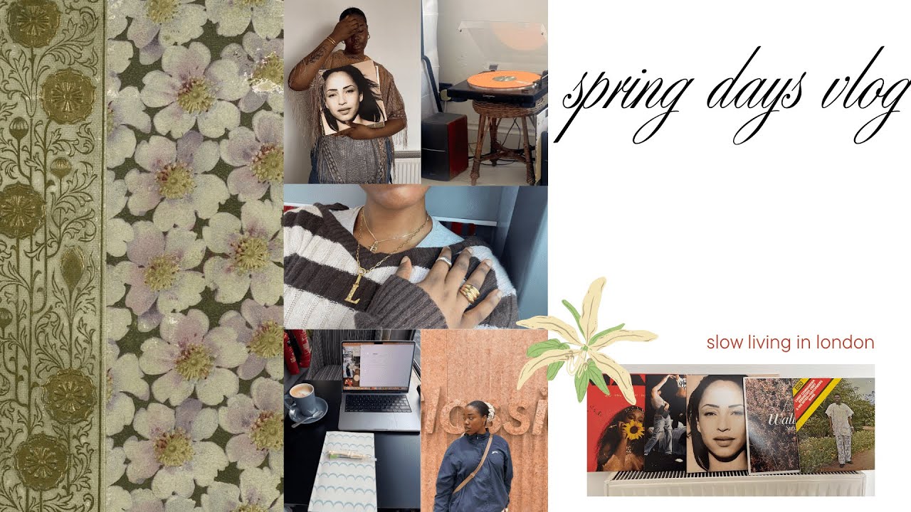 Spring Days Vlog ⋆˚࿔ | slow living, vinyl tour & cinema dates ⋆˚✿˖°
