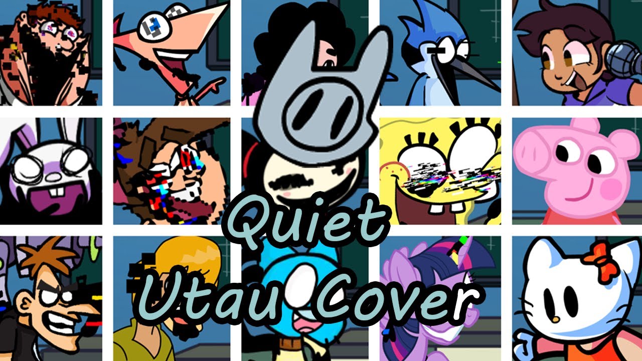Quiet but Every Turn a Different Character Sings It (FNF Quiet Everyone Sings It) - [UTAU Cover]