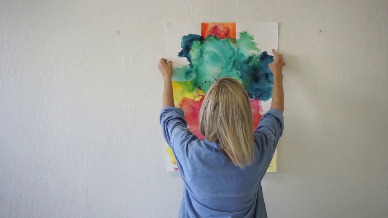 HOW TO MAKE ACRYLIC LOOK LIKE WATERCOLOR!