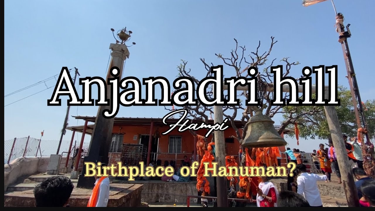 39) Anjanadri hill, believed to be the birthplace of Hanuman. The other side of Hampi