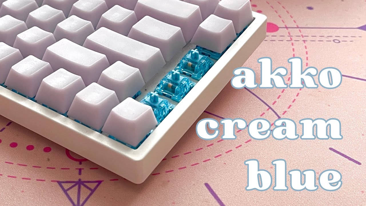 akko cream blue | one switch, six boards.