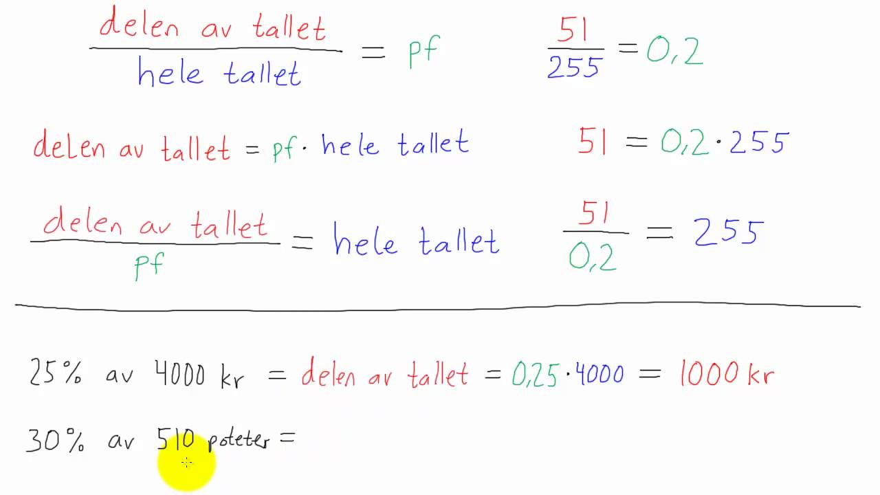 Matematikk 1P - 044 - Prosentregning