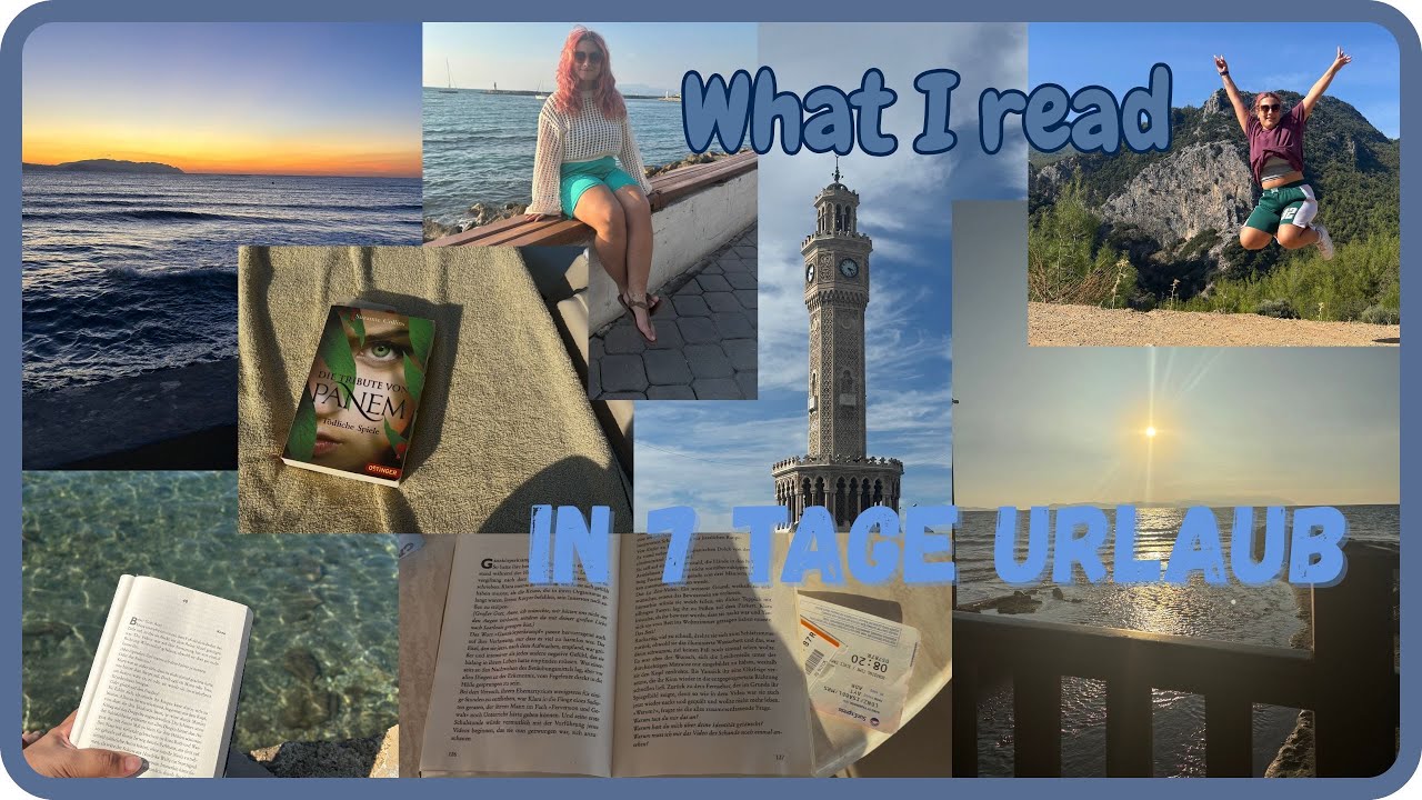 Wie viel lese ich realistisch in 7 Tagen Urlaub🧳🇹🇷📚//reading_isi