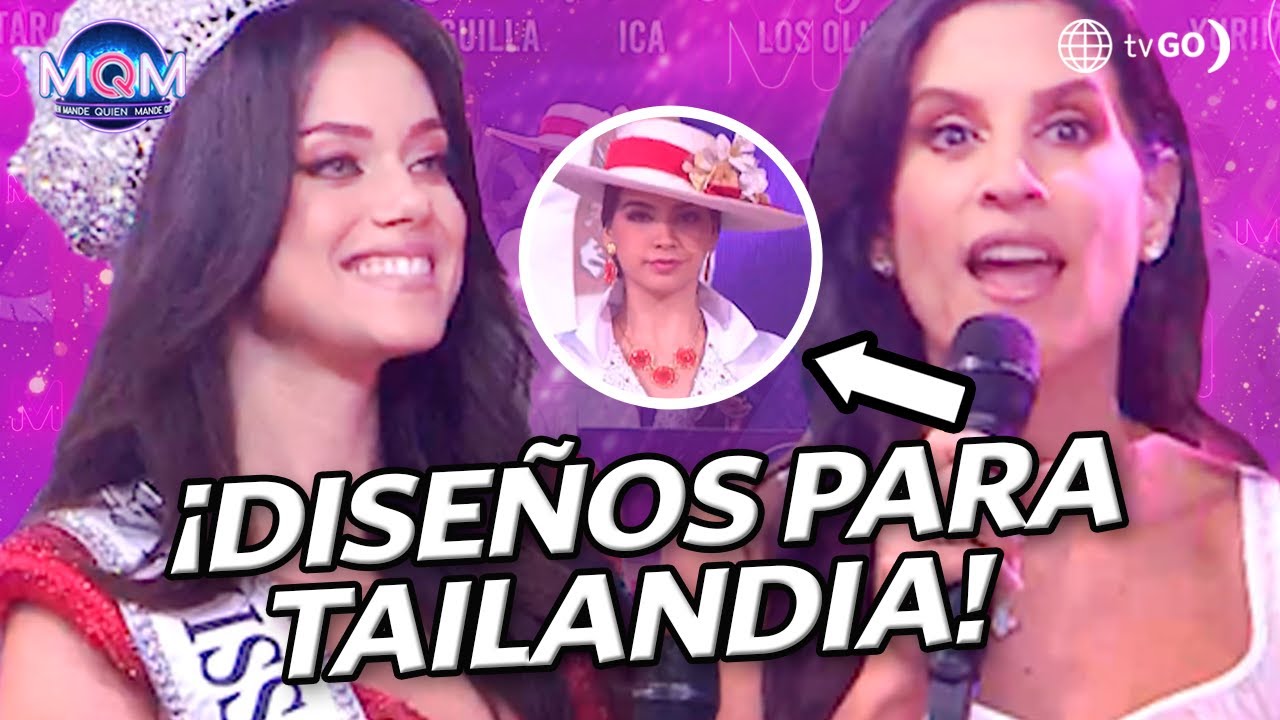 Mande Quien Mande: Diseños en el Atelier inspirados en la Miss Perú Karla Bacigalupo (HOY)