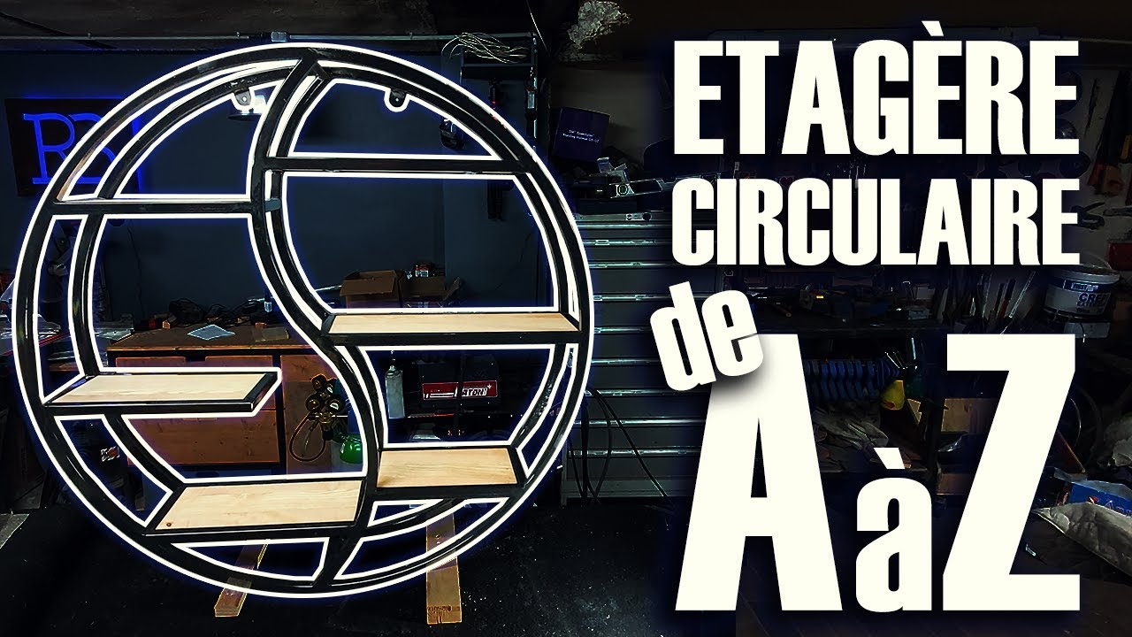 Fabriquer une Etagère Circulaire de A à Z - DIY // ⓇⒷ