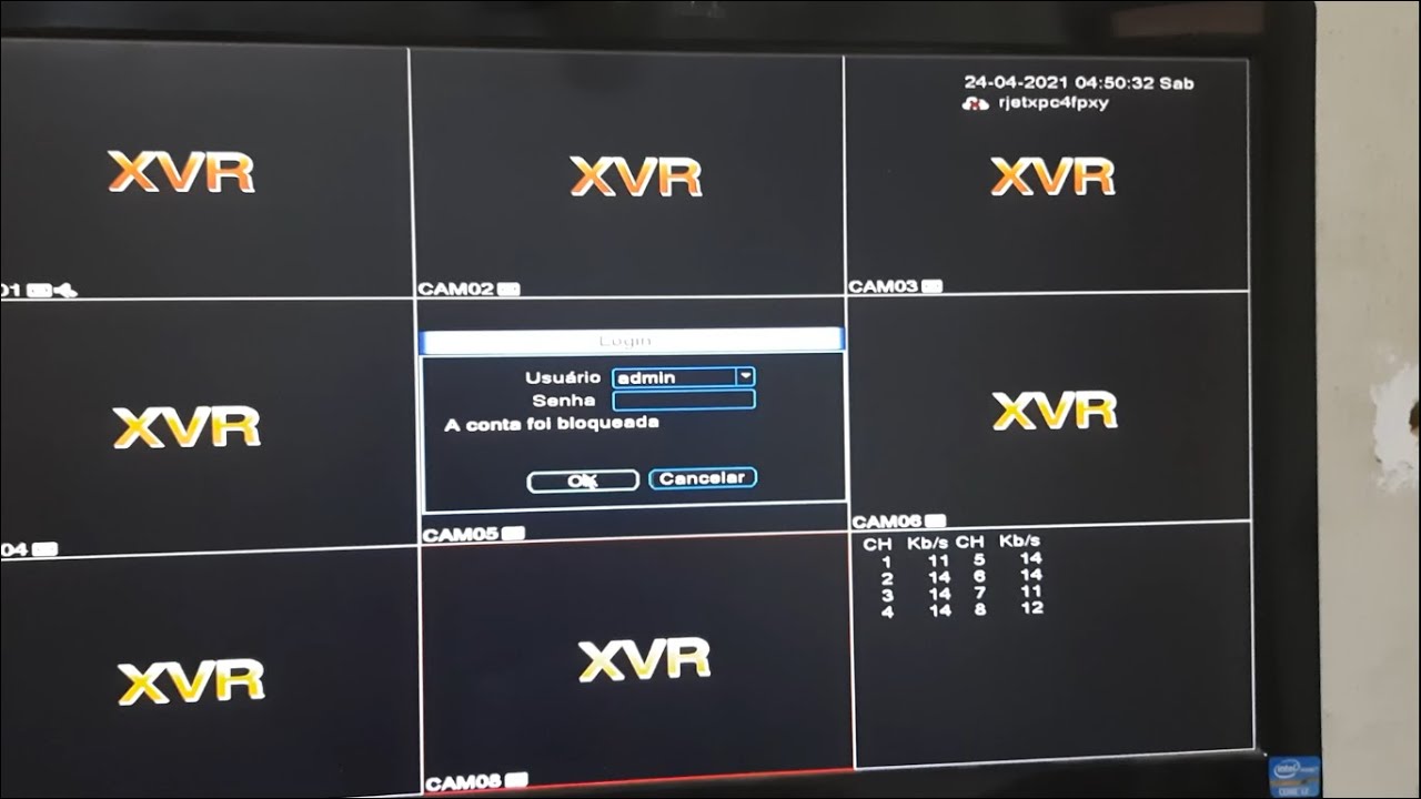 DVR ESQUECI A SENHA: RESOLVER FÁCIL