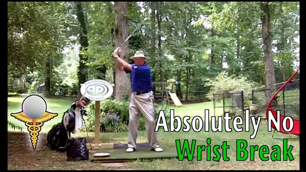 Absolutely No Wrist Break in the Golf Swing