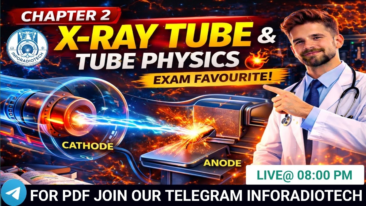 X-Ray Tube & Tube Physics (Chapter 2) | Radiography Physics Complete Revision