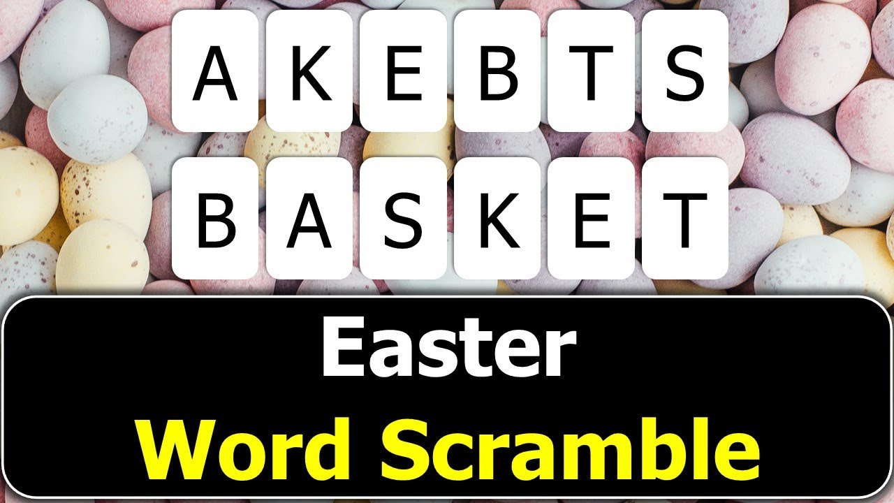 🐰🥚Easter Word Scramble🐰🥚
