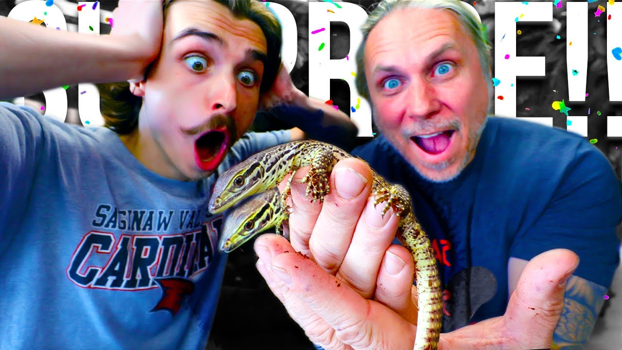 SURPRISING MY SON WITH HIS DREAM BABY LIZARDS!! | BRIAN BARCZYK