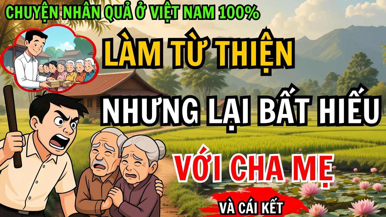 Làm Từ Thiện Quanh Năm, Nhưng Lại Bất Hiếu Với Cha Mẹ – Quả Báo Kinh Hoàng!